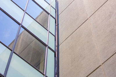 Low angle view of glass building