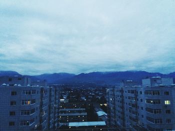 Cityscape against sky