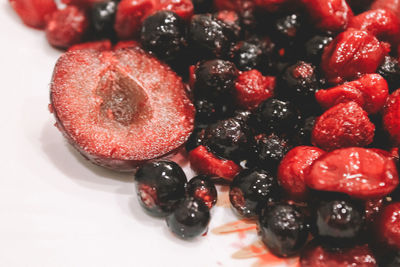 Close-up of strawberries