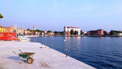 Boats in sea