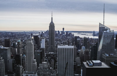 Skyscrapers in a city