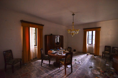 Interior of home