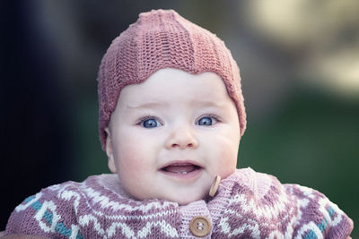 Portrait of cute baby boy