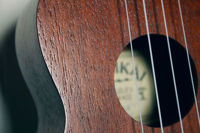 Close-up of guitar