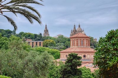 View of cathedral against cloudy sky