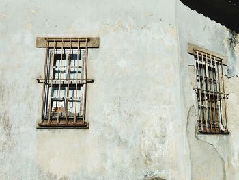 Low angle view of old building