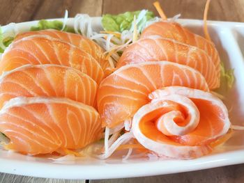 Close-up of food in plate