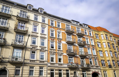 Low angle view of building against sky