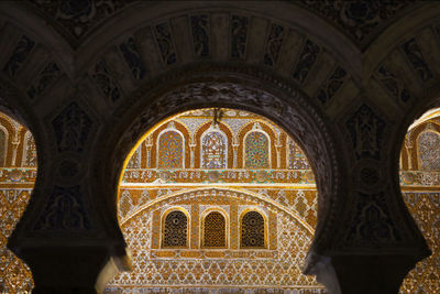 Low angle view of historical building