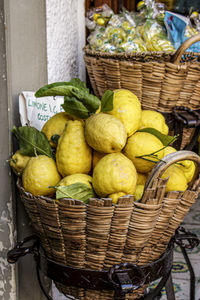 Close-up of fruits in basket