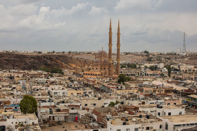 Panorama od old town , mountains of sharm el sheikh. egypt.