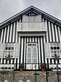 Low angle view of building against sky