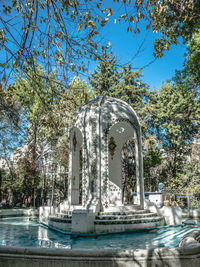 Fountain in a park