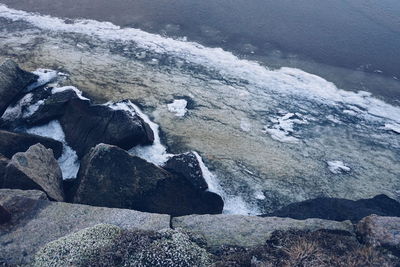 Beach during winter