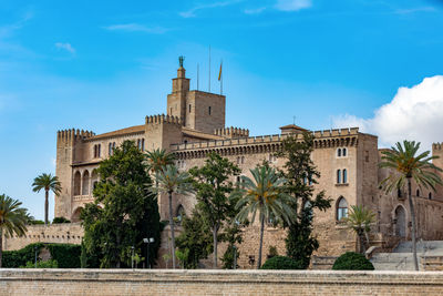 View of historic building against sky