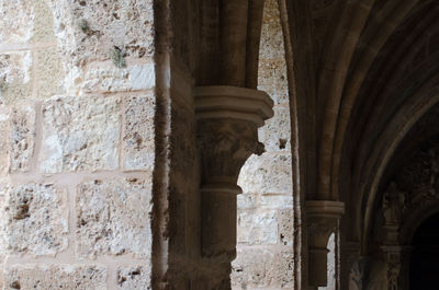 Archway of historical building