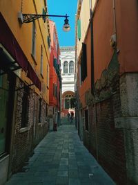 One of the alleyways in italy, venice 