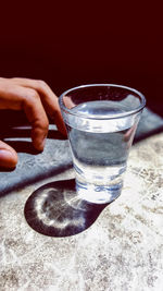 Close-up of drink on table