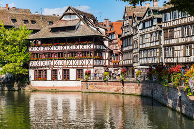 Strasbourg with timber house, france