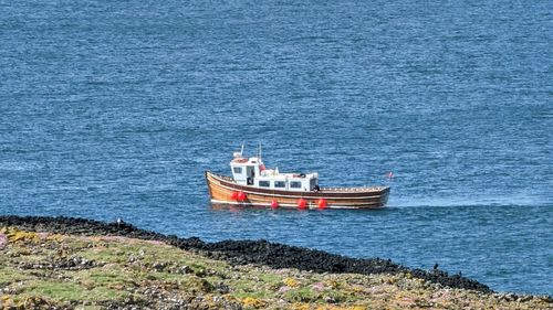 Boat in sea