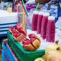 Close-up of food on table