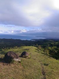 Scenic view of landscape against sky