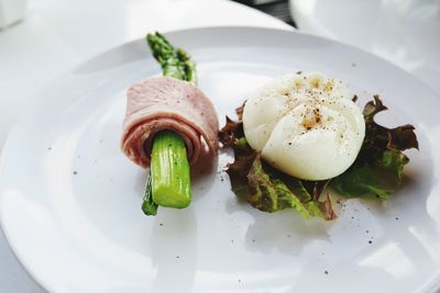 Close-up of food in plate