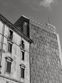 Low angle view of building against sky