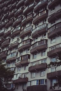 Low angle view of residential building