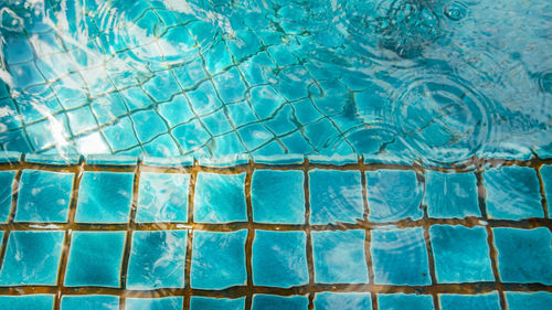 Full frame shot of swimming pool