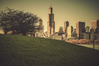 Buildings in city