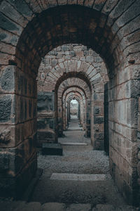 Corridor of old building