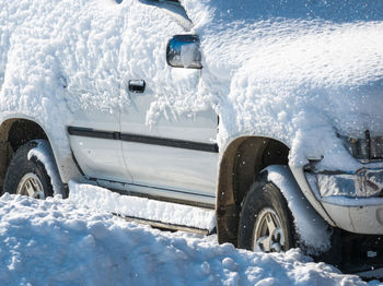 Car on snow