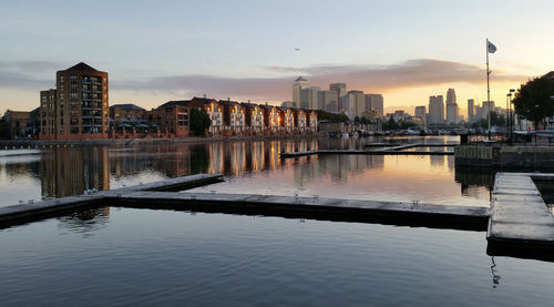 View of city at waterfront