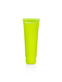 Close-up of drink against white background