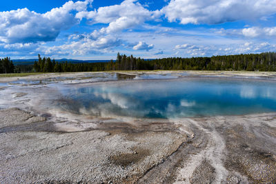 Scenic view of landscape against sky