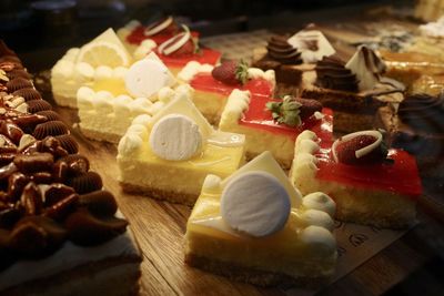 Close-up of fruits on table