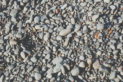 Full frame shot of pebbles