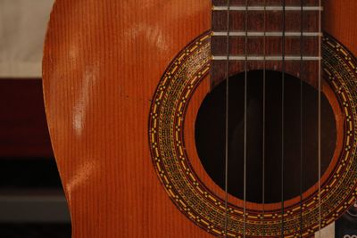 Close-up of guitar