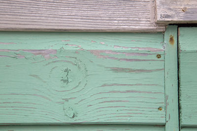 Full frame shot of weathered wooden door