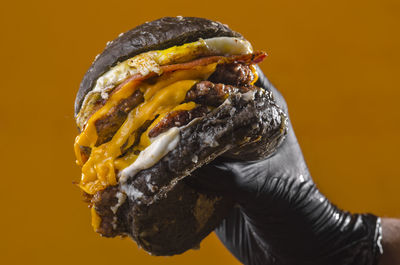 Close-up of human hand