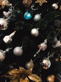Close-up of christmas tree
