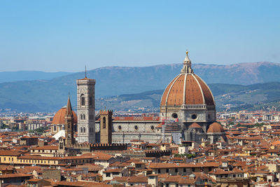 View of the duomo on a beautiful day. 