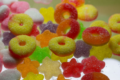 Full frame shot of multi colored candies