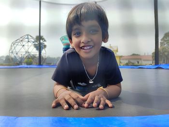 Portrait of smiling boy