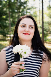 Portrait of beautiful young woman