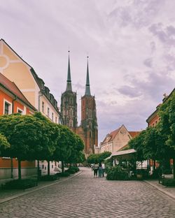 Buildings in city