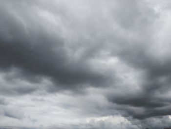 Low angle view of cloudy sky