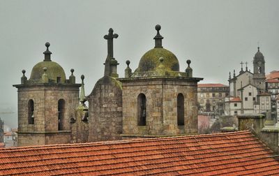 Low angle view of cathedral against clear sky