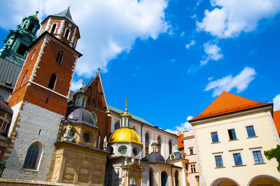 Low angle view of building against sky